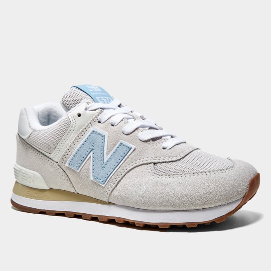 Tênis Couro New Balance 574 V'2 Feminino