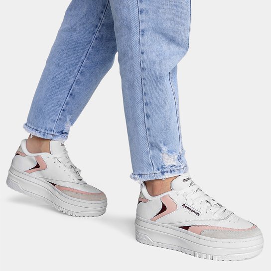 Tênis Couro Reebok Club C Extra Feminino
