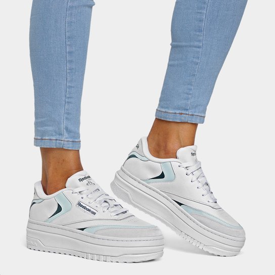 Tênis Couro Reebok Club C Extra Feminino