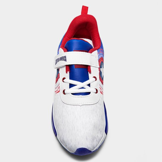 Tênis Infantil Marvel Capitão América Bolha Menino