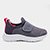 Tênis Infantil Rainha Small Menina - Cinza+Rosa