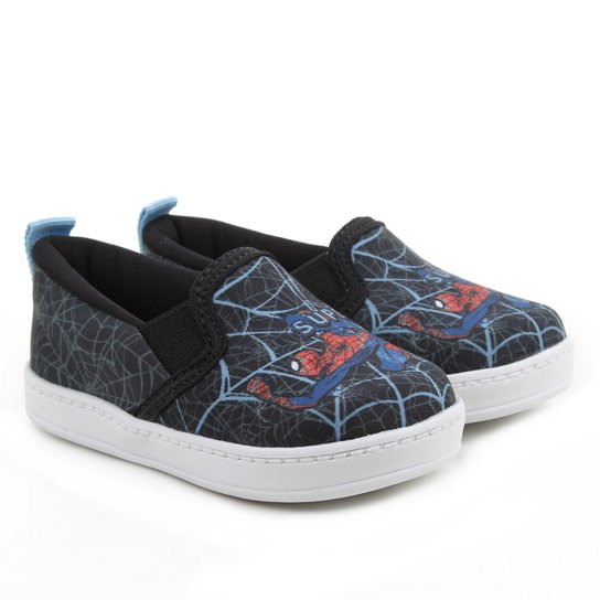 Tênis Slip On Infantil Marvel Spider-Man Masculino
