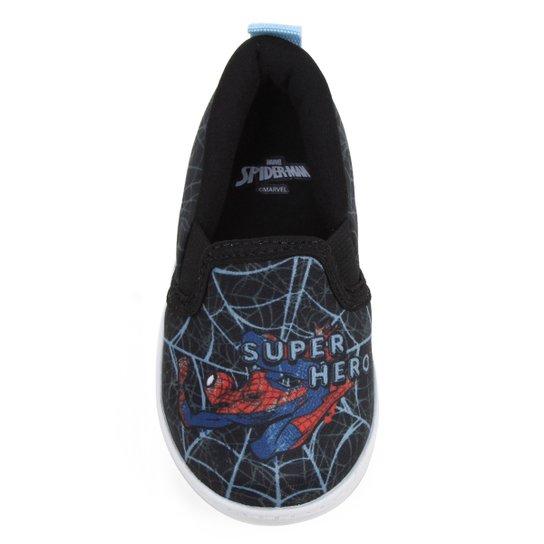Tênis Slip On Infantil Marvel Spider-Man Masculino