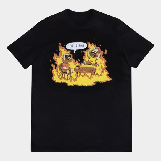 This is Fine NerdCast - Jovem Nerd - Camiseta NerdStore