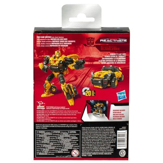 Transformers: Reactivate 10 edição Gamer Bumblebee, Figura